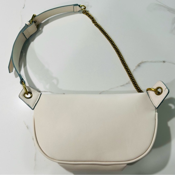 Modern+Chic Belt Bag Catherine Vegan Leather Crossbody Chain Adjustable Strap - Picture 6 of 17